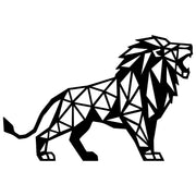 Geometric Lion DXF File – CNC Cutting Design | AWLION1222
