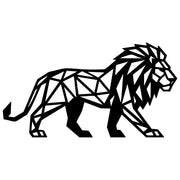 Geometric Lion DXF File – CNC Cutting Design | AWLION1250