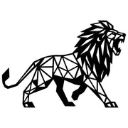 Geometric Lion DXF File – CNC Cutting Design | AWLION1260