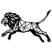 Geometric Lion DXF File – CNC Cutting Design | AWLION1262