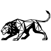 Geometric Lion DXF File – CNC Cutting Design | AWLION1338