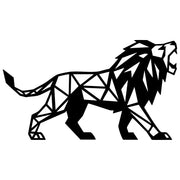 Geometric Lion DXF File – CNC Cutting Design | AWLION1342