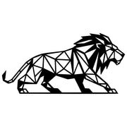 Geometric Lion DXF File – CNC Cutting Design | AWLION1354
