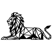 Geometric Lion DXF File – CNC Cutting Design | AWLION1376