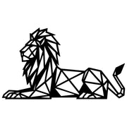 Geometric Lion DXF File – CNC Cutting Design | AWLION1378