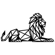 Geometric Lion DXF File – CNC Cutting Design | AWLION1379