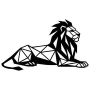Geometric Lion DXF File – CNC Cutting Design | AWLION1381