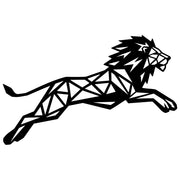 Geometric Lion DXF File – CNC Cutting Design | AWLION1385