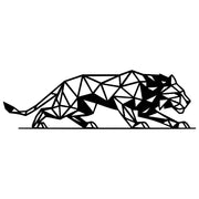 Geometric Lion DXF File – CNC Cutting Design | AWLION1391