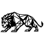 Geometric Lion DXF File – CNC Cutting Design | AWLION1394