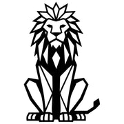 Geometric Lion DXF File – CNC Cutting Design | AWLION1399