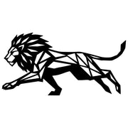 Geometric Lion DXF File – CNC Cutting Design | AWLION1404