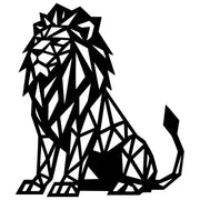 Geometric Lion DXF File – CNC Cutting Design | AWLION1415