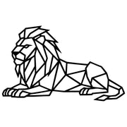 Geometric Lion DXF File – CNC Cutting Design | AWLION173