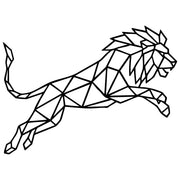 Geometric Lion DXF File – CNC Cutting Design | AWLION377