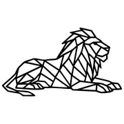 Geometric Lion DXF File – CNC Cutting Design | AWLION379