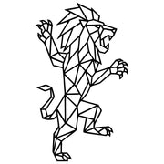 Geometric Lion DXF File – CNC Cutting Design | AWLION392