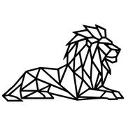 Geometric Lion DXF File – CNC Cutting Design | AWLION396