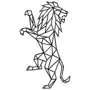 Geometric Lion DXF File – CNC Cutting Design | AWLION400