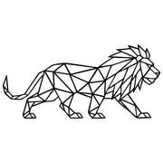 Geometric Lion DXF File – CNC Cutting Design | AWLION410