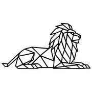 Geometric Lion DXF File – CNC Cutting Design | AWLION415