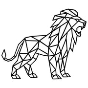 Geometric Lion DXF File – CNC Cutting Design | AWLION419