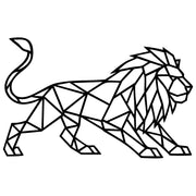 Geometric Lion DXF File – CNC Cutting Design | AWLION420