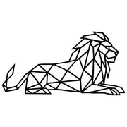 Geometric Lion DXF File – CNC Cutting Design | AWLION424