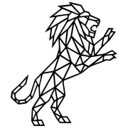 Geometric Lion DXF File – CNC Cutting Design | AWLION452