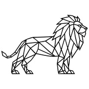 Geometric Lion DXF File – CNC Cutting Design | AWLION471