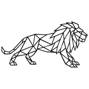 Geometric Lion DXF File – CNC Cutting Design | AWLION479
