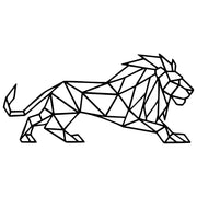 Geometric Lion DXF File – CNC Cutting Design | AWLION485