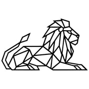 Geometric Lion DXF File – CNC Cutting Design | AWLION507
