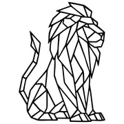 Geometric Lion DXF File – CNC Cutting Design | AWLION511