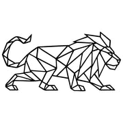 Geometric Lion DXF File – CNC Cutting Design | AWLION579