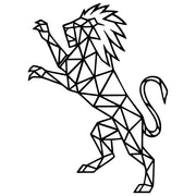 Geometric Lion DXF File – CNC Cutting Design | AWLION643