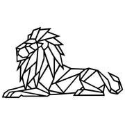 Geometric Lion DXF File – CNC Cutting Design | AWLION651