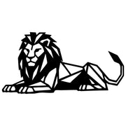 Geometric Lion DXF File – CNC Cutting Design | AWLION910
