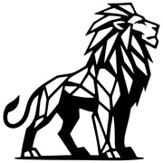 Geometric Lion DXF File – CNC Cutting Design | AWLION921