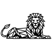 Geometric Lion DXF File – CNC Cutting Design | AWLION927
