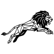 Geometric Lion DXF File – CNC Cutting Design | AWLION941