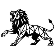 Geometric Lion DXF File – CNC Cutting Design | AWLION945
