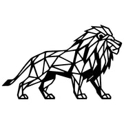Geometric Lion DXF File – CNC Cutting Design | AWLION948