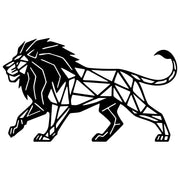 Geometric Lion DXF File – CNC Cutting Design | AWLION964