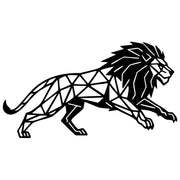 Geometric Lion DXF File – CNC Cutting Design | AWLION965