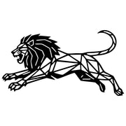 Geometric Lion DXF File – CNC Cutting Design | AWLION966