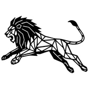 Geometric Lion DXF File – CNC Cutting Design | AWLION977