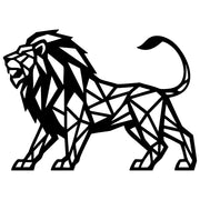 Geometric Lion DXF File – CNC Cutting Design | AWLION994