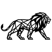 Geometric Lion DXF File – CNC Cutting Design | AWLION995
