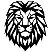 Geometric Lion Head DXF File – CNC Cutting Design | AWLION1188